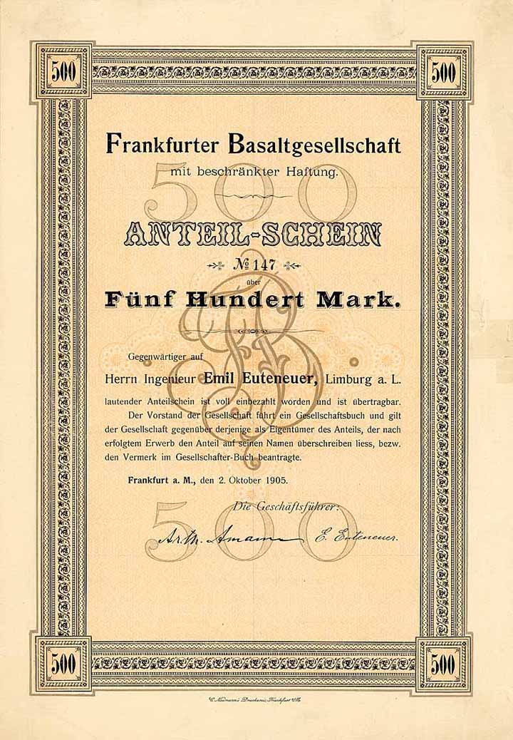 Frankfurter Basaltgesellschaft mbH