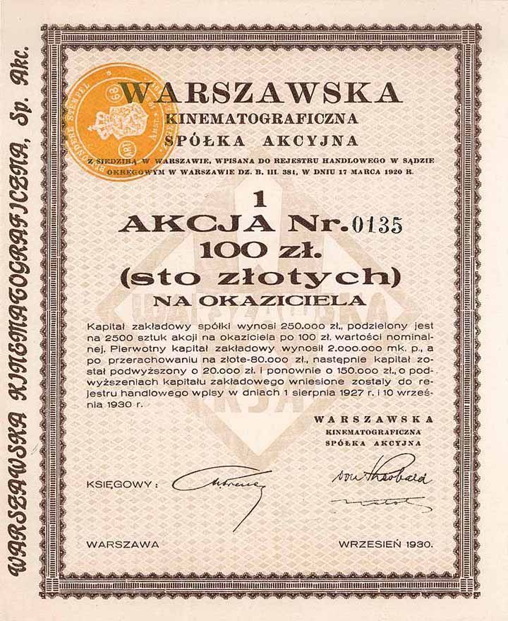 Warszawska Kinematograficzna S.A.