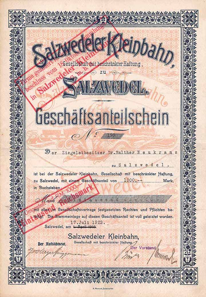 Salzwedeler Kleinbahn GmbH