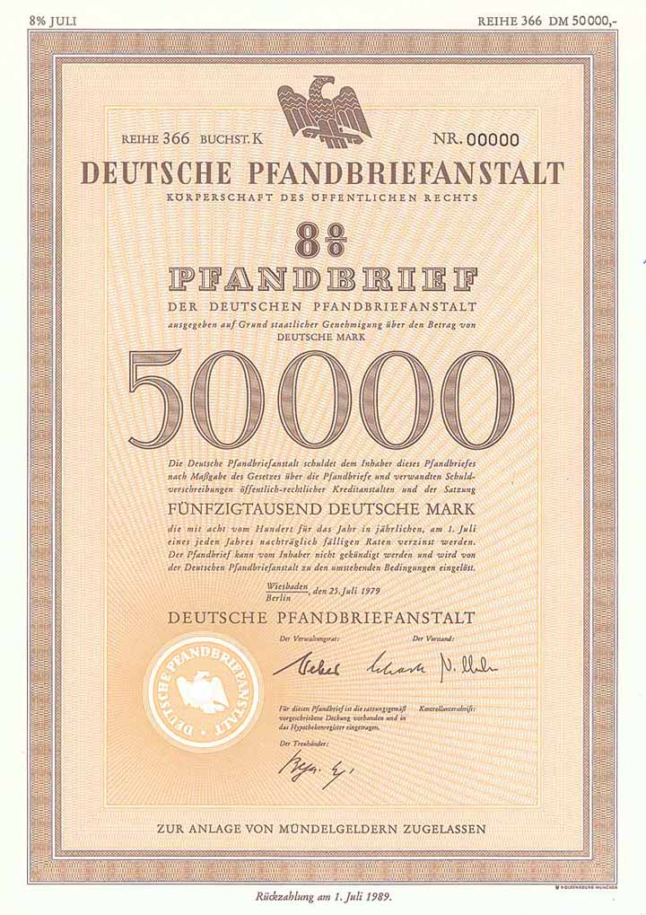 Deutsche Pfandbriefanstalt - Körperschaft des öffentlichen Rechts