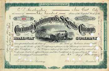 Cincinnati, Indianapolis, St. Louis & Chicago Railway (OU C.P. Huntington)