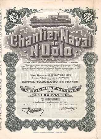 Chantier Naval de N’Dolo (Chanado) Soc. Congolaise p.A.