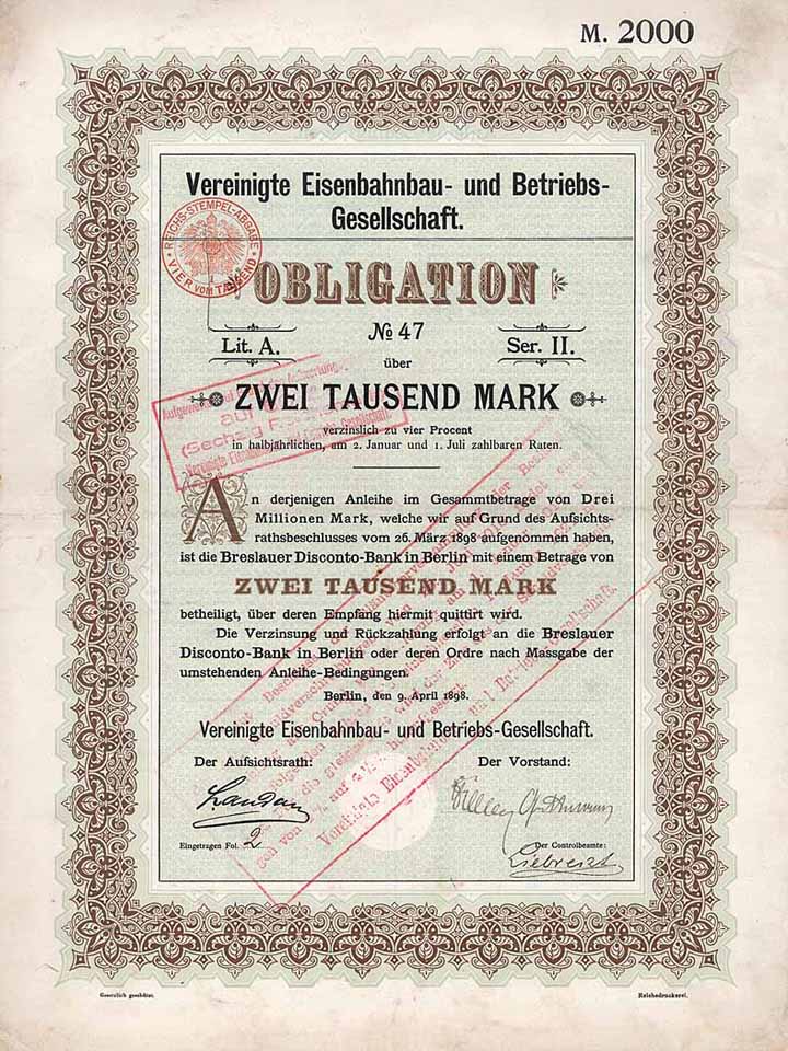 Vereinigte Eisenbahnbau- und Betriebs-Gesellschaft