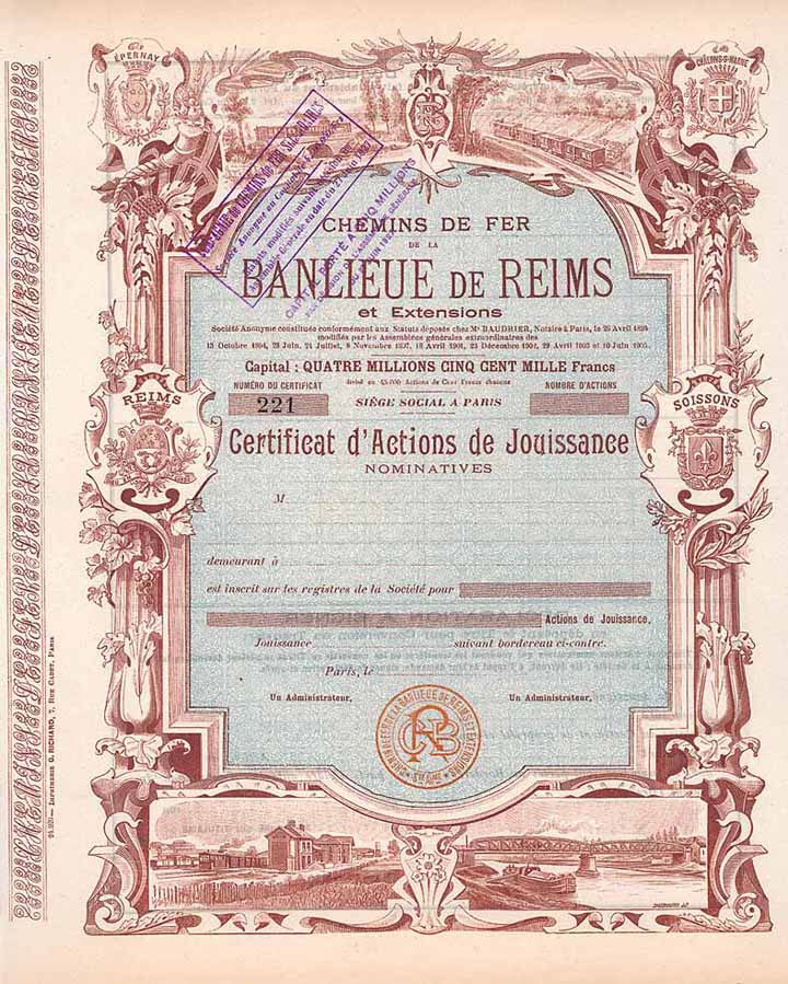 Chemins de Fer de la Banlieu de Reims et Extensions S.A.