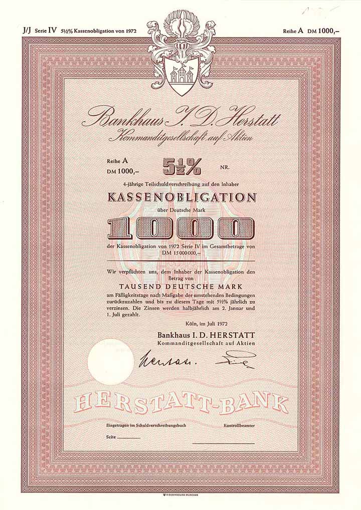 Bankhaus I. D. Herstatt KGaA