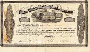 Utica & Waterville Rail Road Co. (OU John Butterfield)