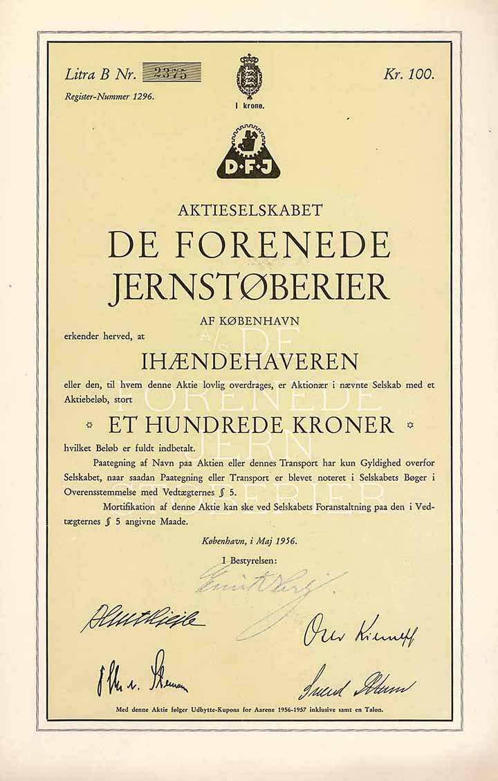 A/S de Forenede Jernstøberier