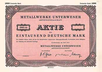 Metallwerke Unterweser AG