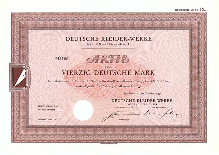 Deutsche Kleider-Werke AG