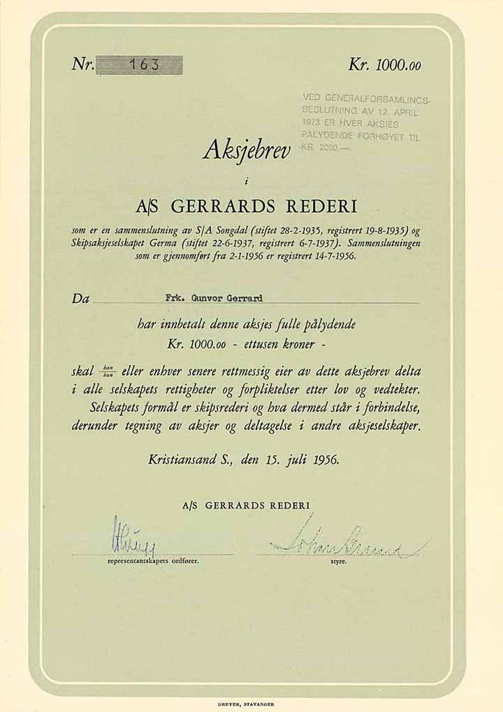 AS Gerrards Rederi