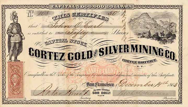 Cortez Gold & Silver Mining Co.