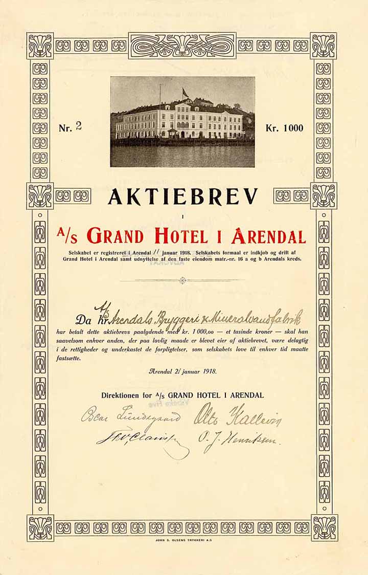 A/S Grand Hotel i Arendal