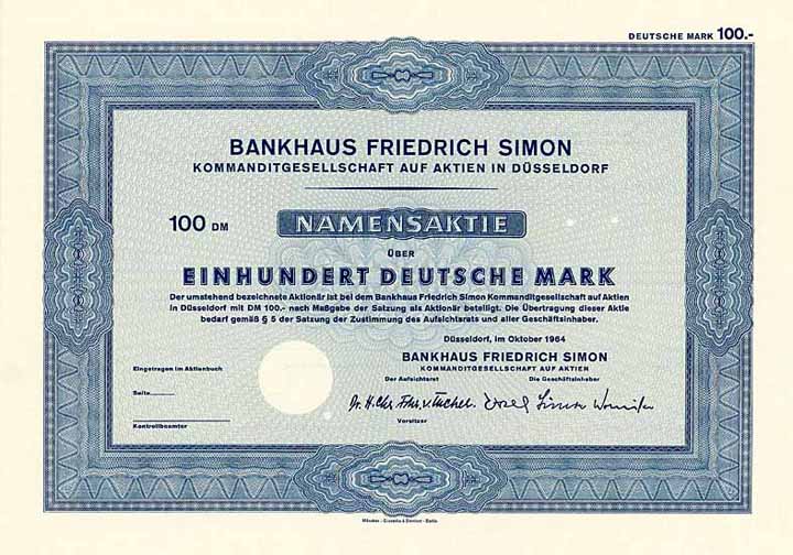 Bankhaus Friedrich Simon KGaA