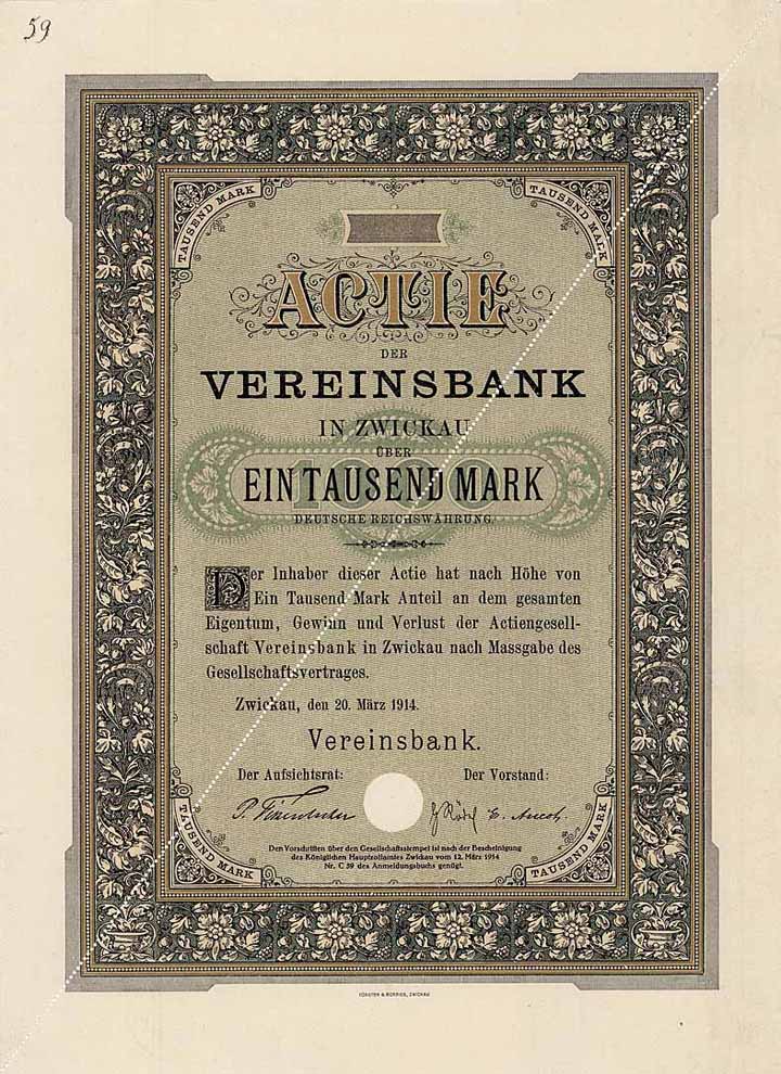 Vereinsbank in Zwickau