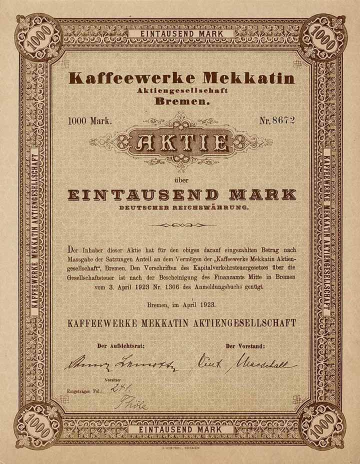 Kaffeewerke Mekkatin AG