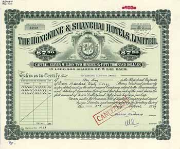 Hongkong & Shanghai Hotels, Ltd.