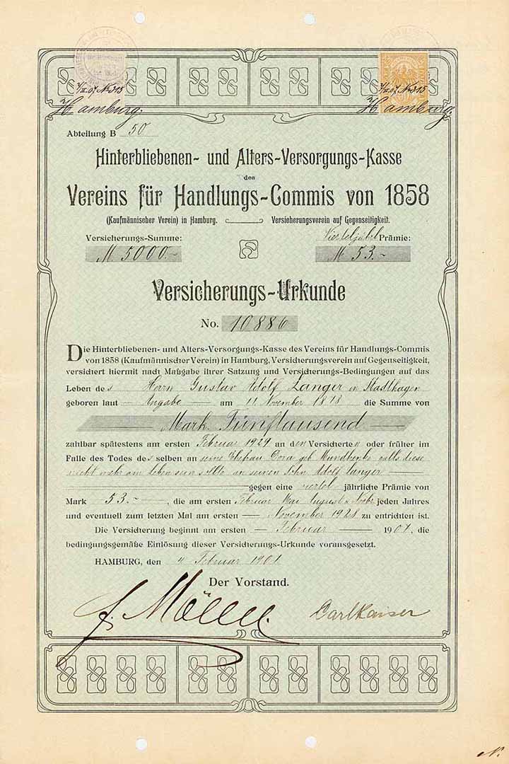 Verein für Handlungs-Commis von 1858 (Kaufmännischer Verein)