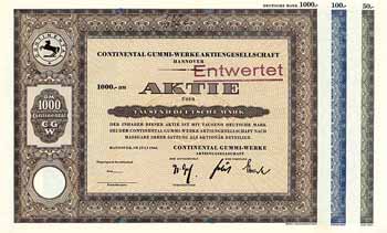 Continental Gummi-Werke AG (3 Stücke)