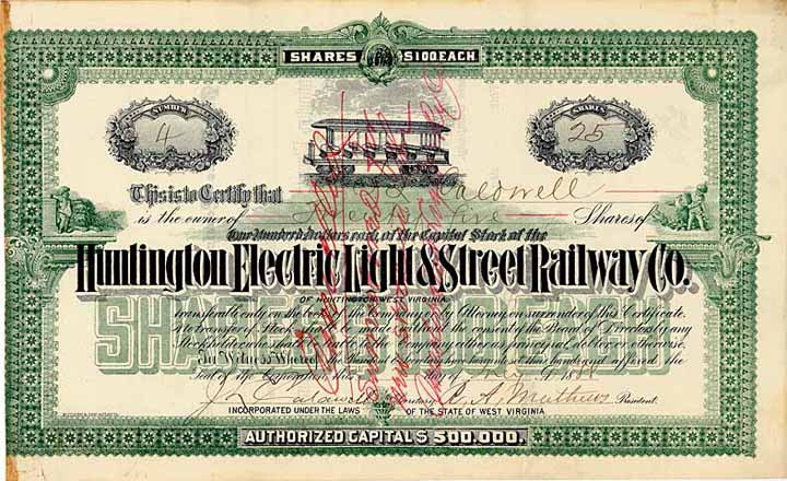 Huntington Electric Light & Street Railway Co.