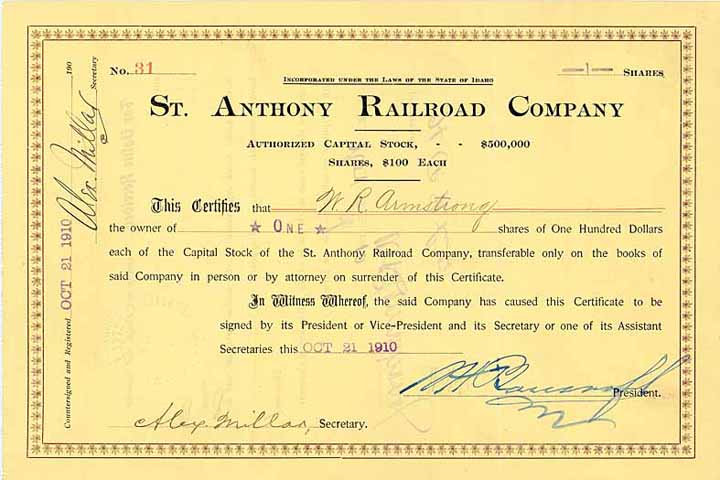 St. Anthony Railroad