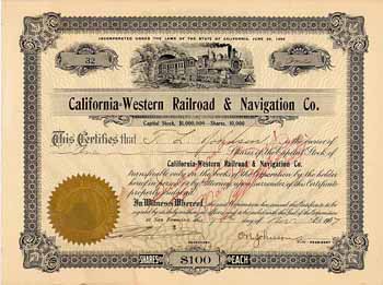 California-Western Railroad & Navigation Co.