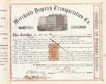 Merchants Despatch Transportation Co. (OU W.G. Fargo, J.C. Fargo, Holland)