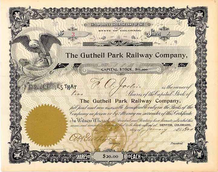 Gutheil Park Railway