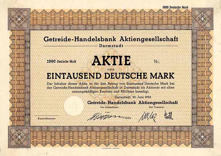 Getreide-Handelsbank AG