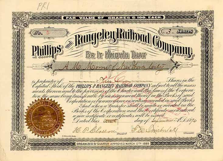 Phillips & Rangeley Railroad