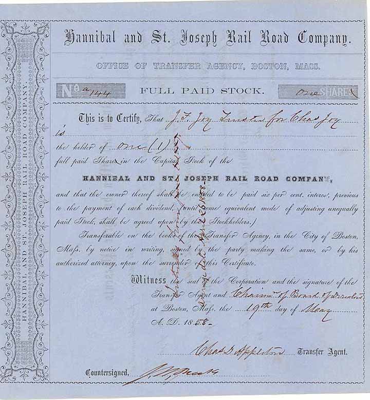 Hannibal & St. Joseph Railroad