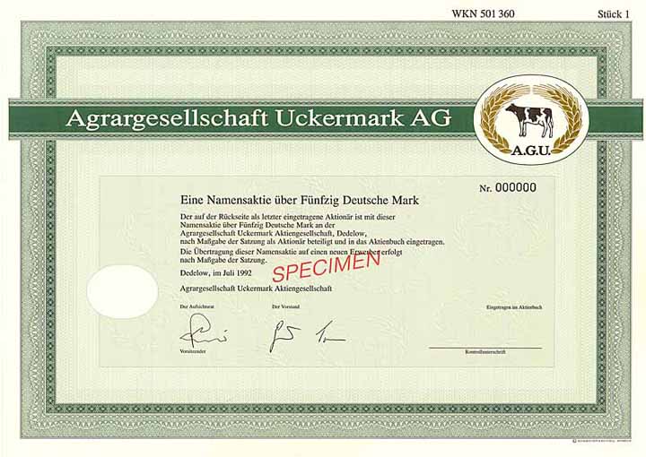 Agrargesellschaft Uckermark AG