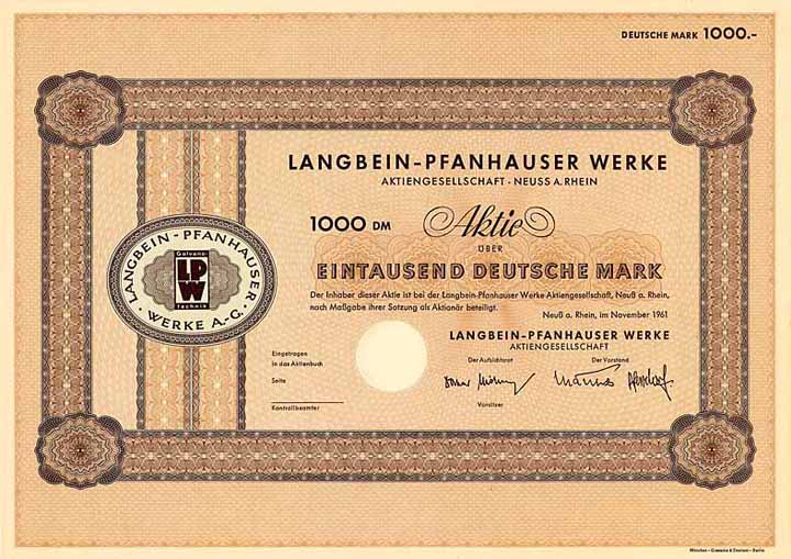 Langbein-Pfanhauser Werke AG