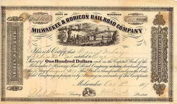 Milwaukee & Horicon Railroad