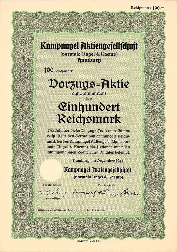 Kampnagel AG (vormals Nagel & Kaemp)