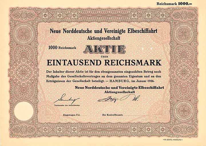Neue Norddeutsche und Vereinigte Elbeschiffahrt AG