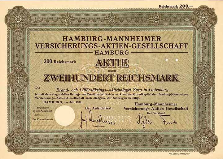 Hamburg-Mannheimer Versicherungs-AG