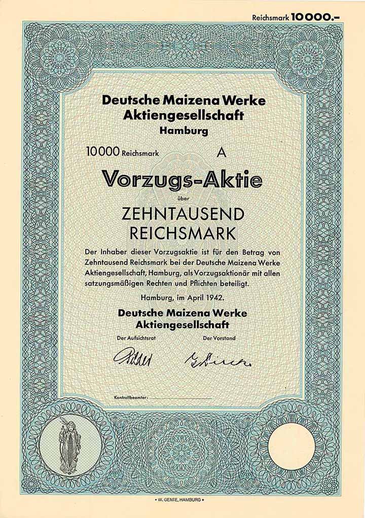 Deutsche Maizena Werke AG