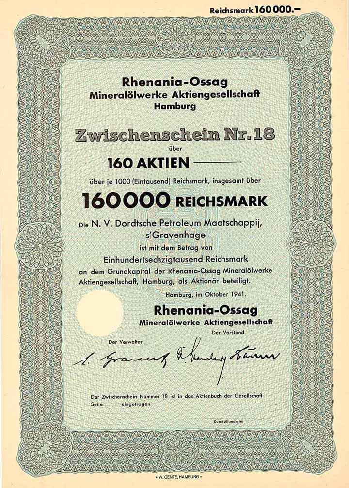 Rhenania-Ossag Mineralölwerke AG