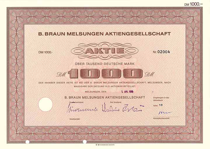 B. Braun Melsungen AG