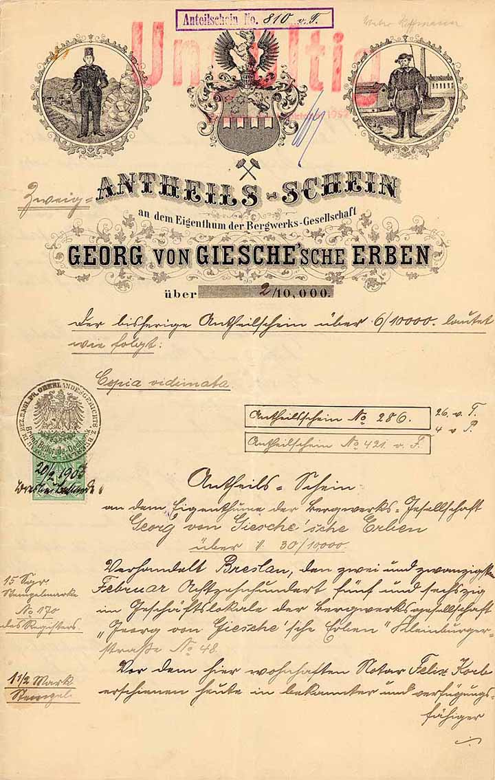 Bergwerks-Gesellschaft Georg von Giesche'sche Erben