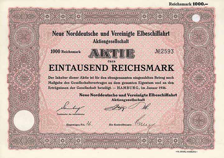 Neue Norddeutsche und Vereinigte Elbeschiffahrt AG