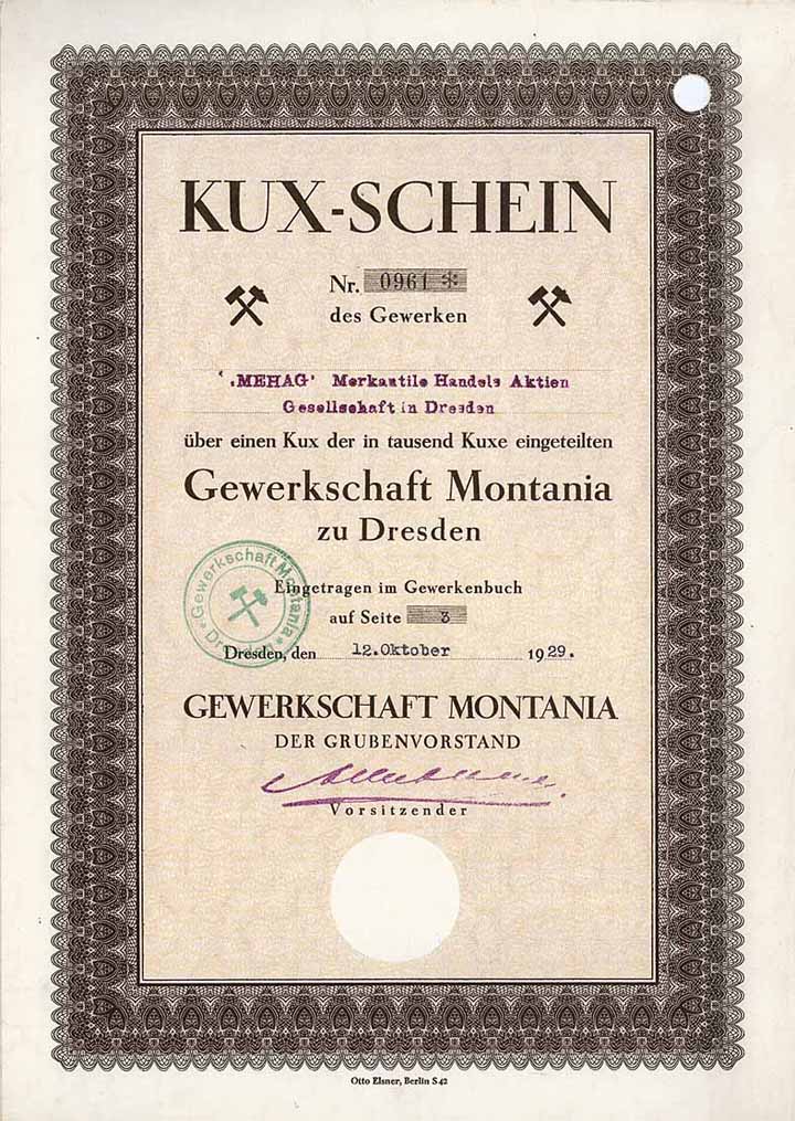 Gewerkschaft Montania