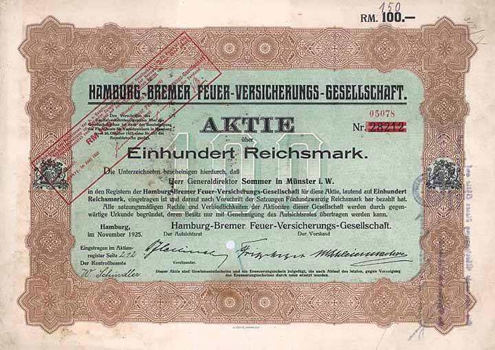 Hamburg-Bremer Feuer-Versicherungs-Gesellschaft
