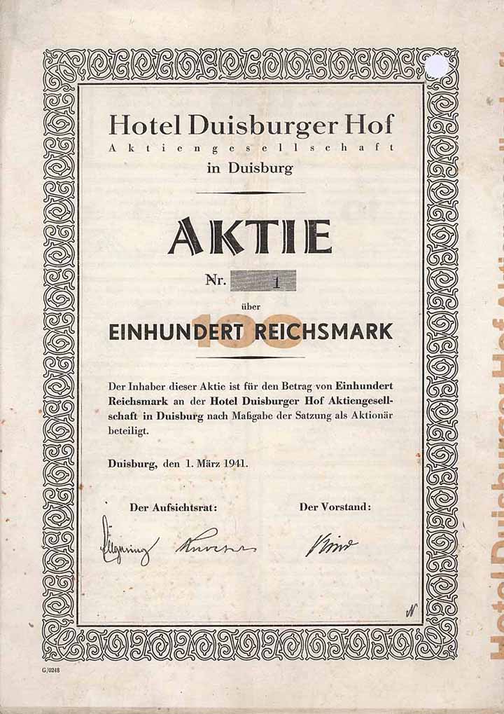 Hotel Duisburger Hof AG