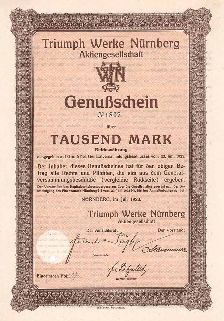 Triumph Werke Nürnberg AG