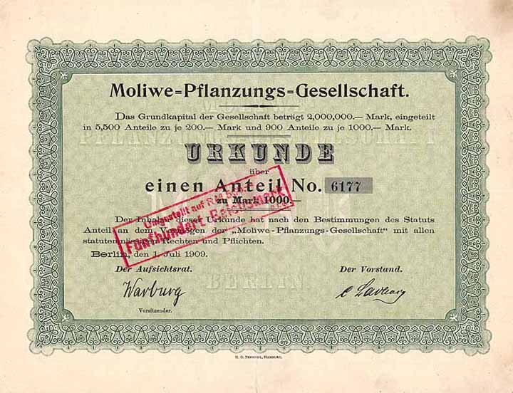 Moliwe Pflanzungs-Gesellschaft