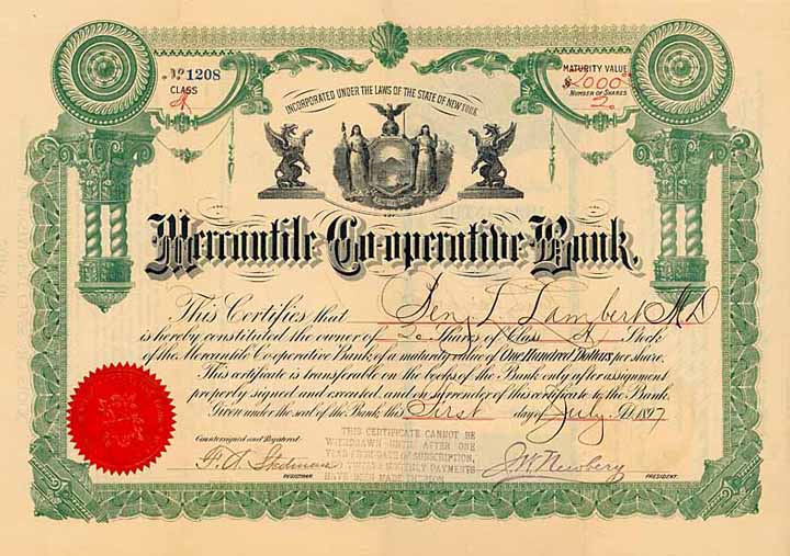 Mercantile Co-operative Bank of New York