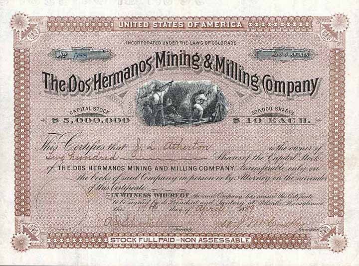 Dos Hermanos Mining & Milling Co.