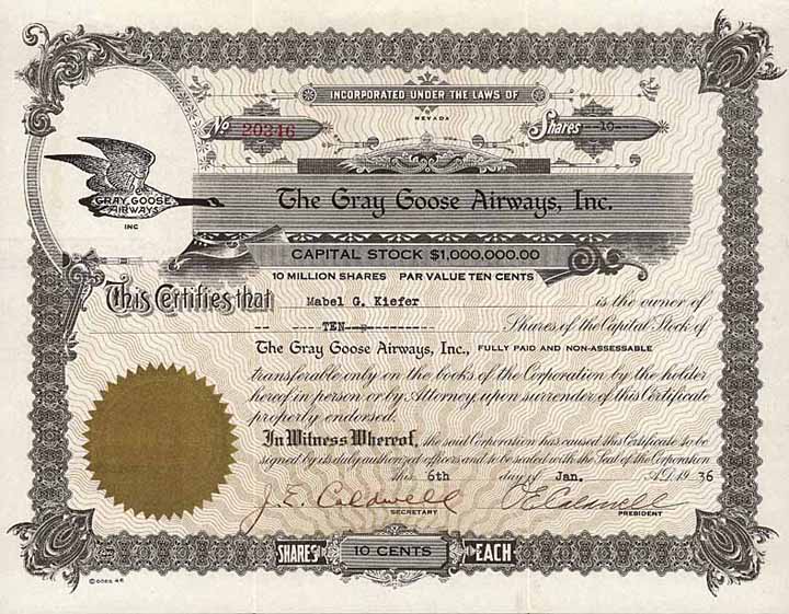 Gray Goose Airways, Inc.