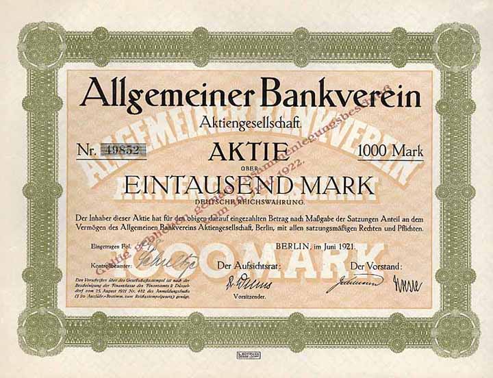 Allgemeiner Bankverein AG